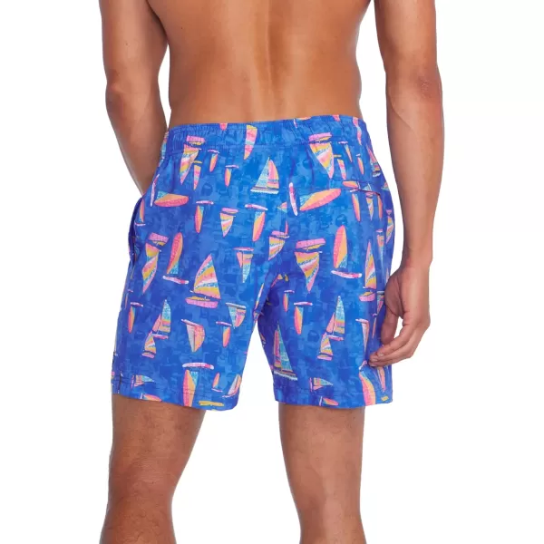 Speedo Mens Swim Trunk Mid Length Redondo PrintedSunday Afternoon