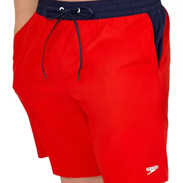 Speedo Mens Swim Trunk Mid Length Seaside2022 Speedo Red