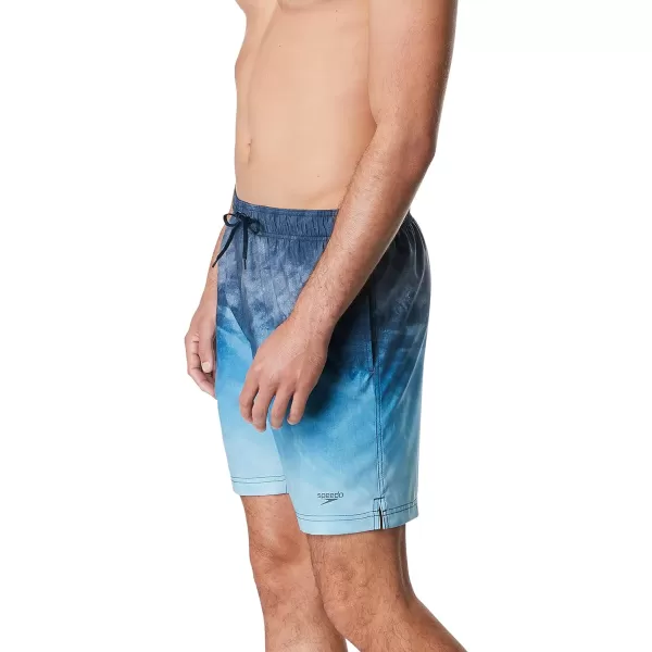 Speedo Mens Swim Trunk Mid Length SeasideOmbre Moonlit Ocean