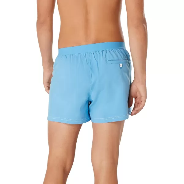 Speedo Mens Swim Trunk Short Length Beachsider SolidAzure Blue