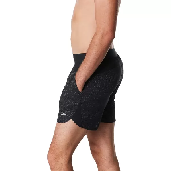 Speedo Mens Swim Trunk Short Length Fitness TrainingTraxsition Anthracite