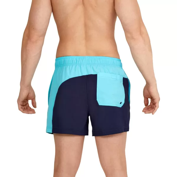 Speedo Mens Swim Trunk Short Length Redondo SolidBlock Peacoat