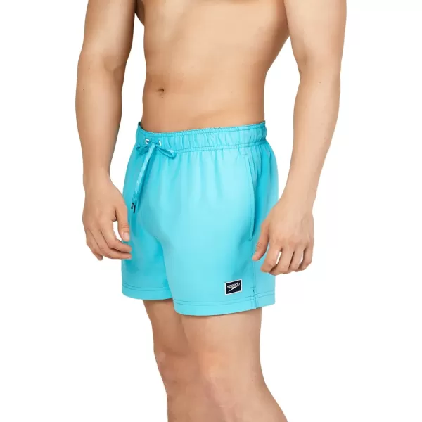 Speedo Mens Swim Trunk Short Length Redondo SolidBlue Atoll
