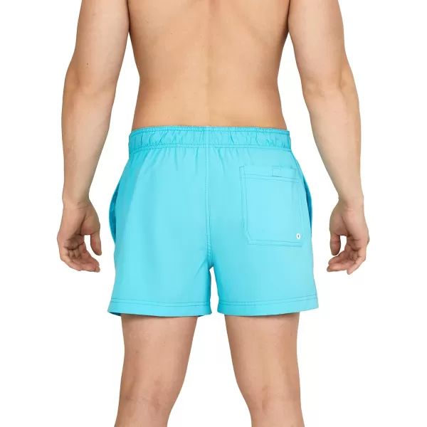 Speedo Mens Swim Trunk Short Length Redondo SolidBlue Atoll