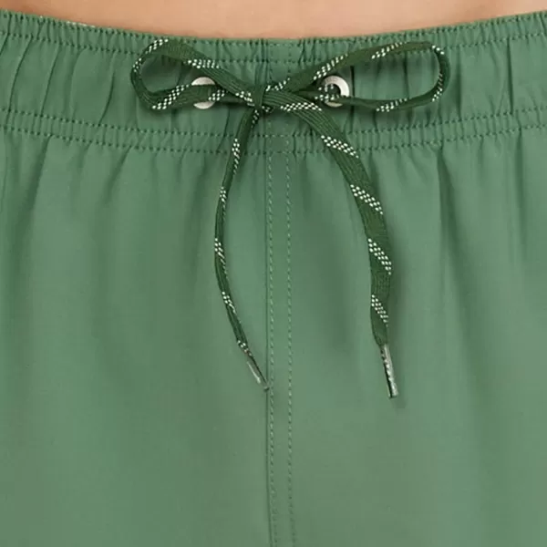 Speedo Mens Swim Trunk Short Length Redondo SolidDark Ivy