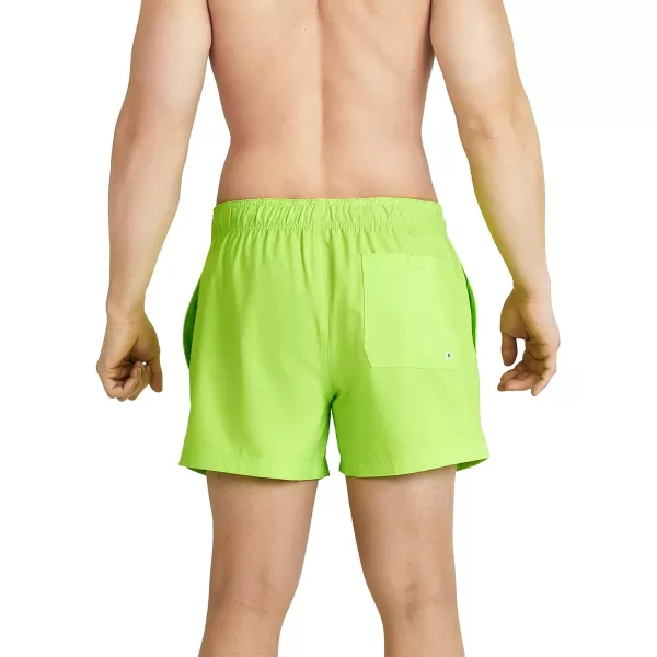 Speedo Mens Swim Trunk Short Length Redondo SolidGreen Gecko