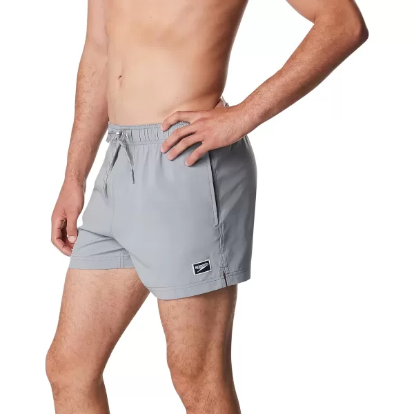Speedo Mens Swim Trunk Short Length Redondo SolidMonument