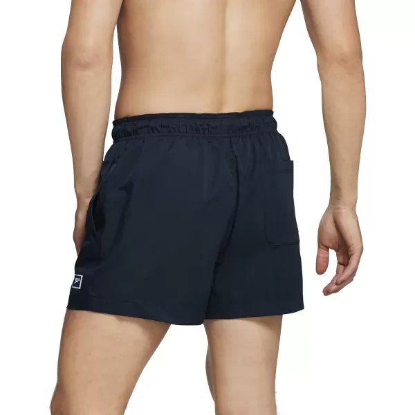Speedo Mens Swim Trunk Short Length Redondo SolidNew Speedo Black