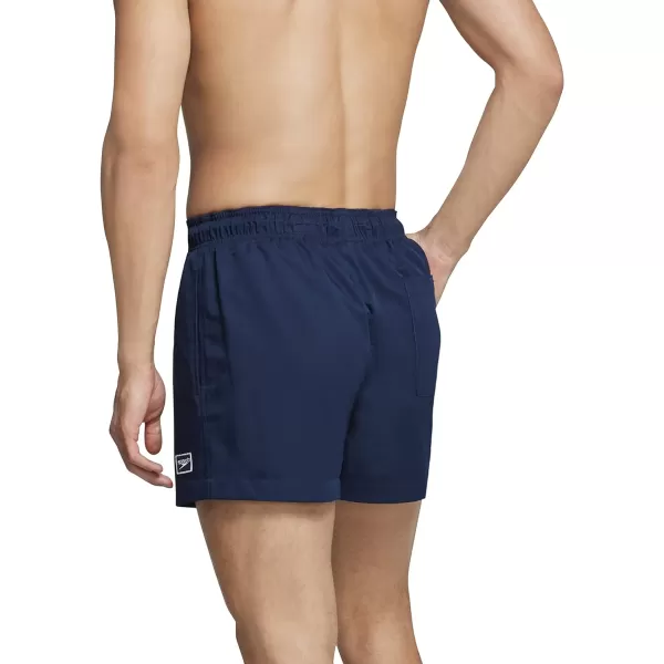 Speedo Mens Swim Trunk Short Length Redondo SolidPeacoat