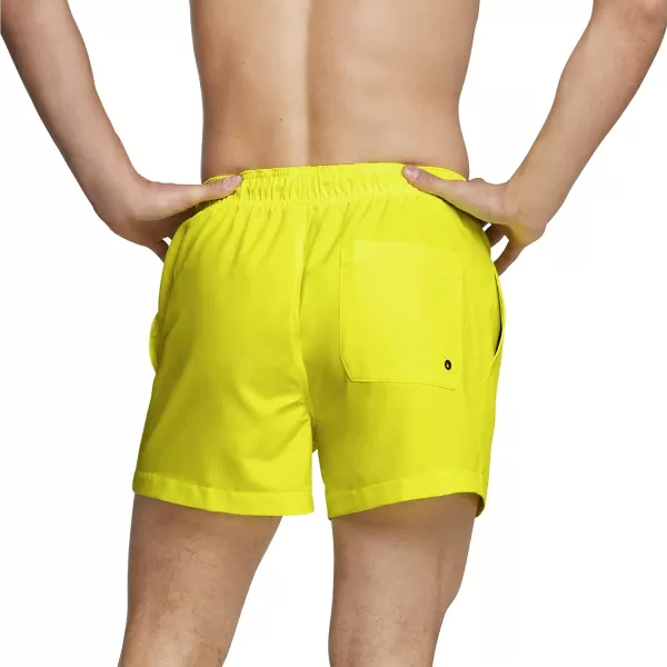 Speedo Mens Swim Trunk Short Length Redondo SolidSafety Yellow