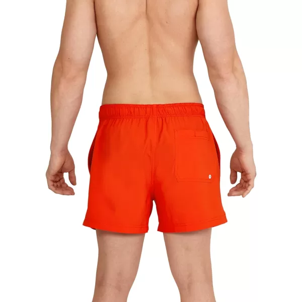 Speedo Mens Swim Trunk Short Length Redondo SolidSpicy Orange