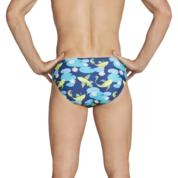 Speedo Mens Swimsuit Brief Creora Highclo PrintedCapri Breeze