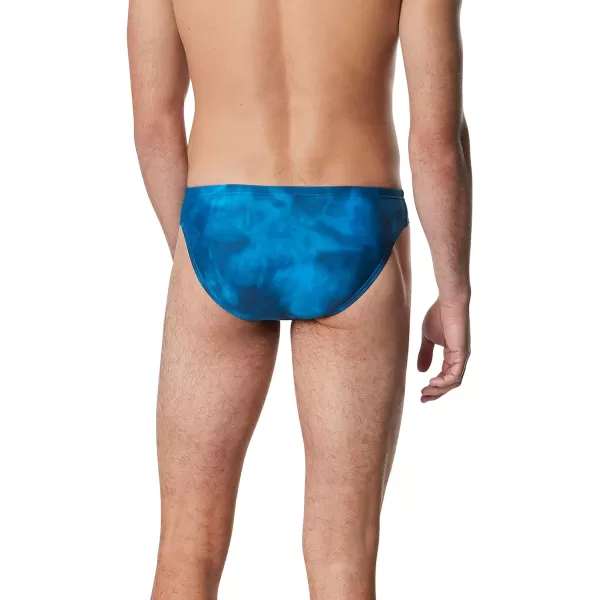 Speedo Mens Swimsuit Brief Creora Highclo PrintedFlare Moonlit Ocean