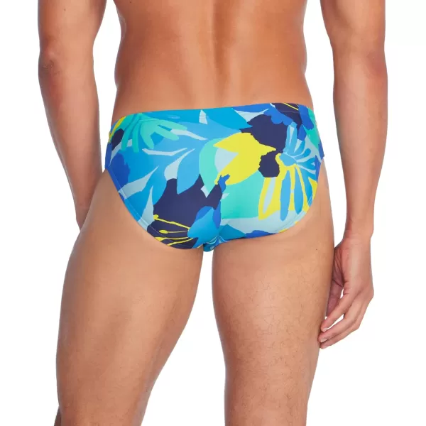 Speedo Mens Swimsuit Brief Eco Flex 2 Outseam BeachstarAqua Burst