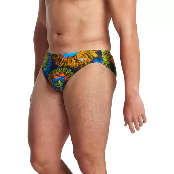 Speedo Mens Swimsuit Brief Eco Flex 2 Outseam BeachstarFlair Lucent