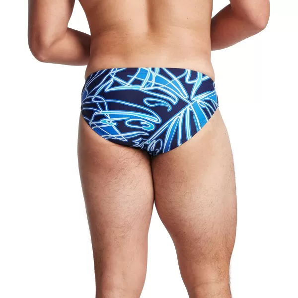 Speedo Mens Swimsuit Brief Eco Flex 2 Outseam BeachstarNeo Fronds