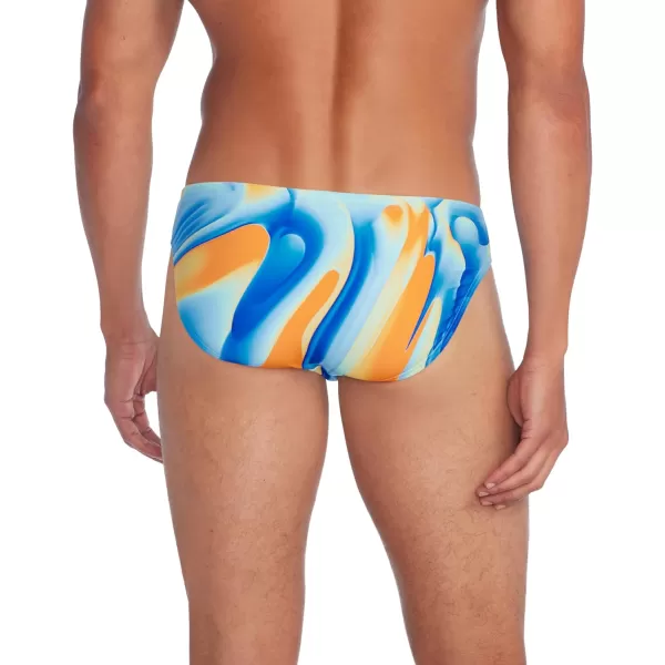 Speedo Mens Swimsuit Brief Eco Flex 2 Outseam BeachstarShore Swirl