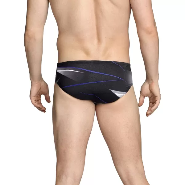 Speedo Mens Swimsuit Brief Endurance Printed Team ColorsInfinite Speedo Blue