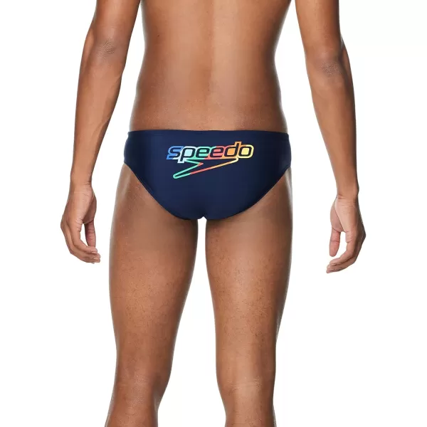 Speedo Mens Swimsuit Brief Endurance The One GraphicPeacoat