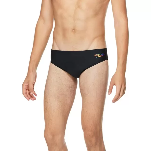 Speedo Mens Swimsuit Brief Endurance The One GraphicPride Anthracite