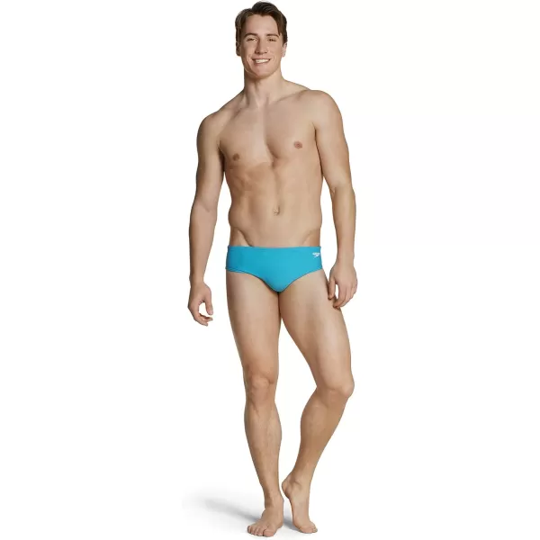 Speedo Mens Swimsuit Brief Endurance The One GraphicVibrant Turquoise