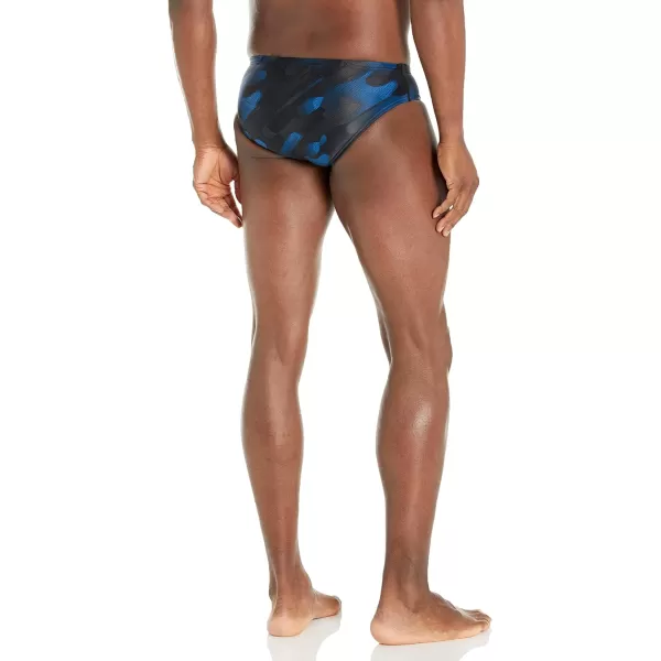 Speedo Mens Swimsuit Brief PowerFlex Eco Coded Riff Team ColorsWonder Speedo Blue