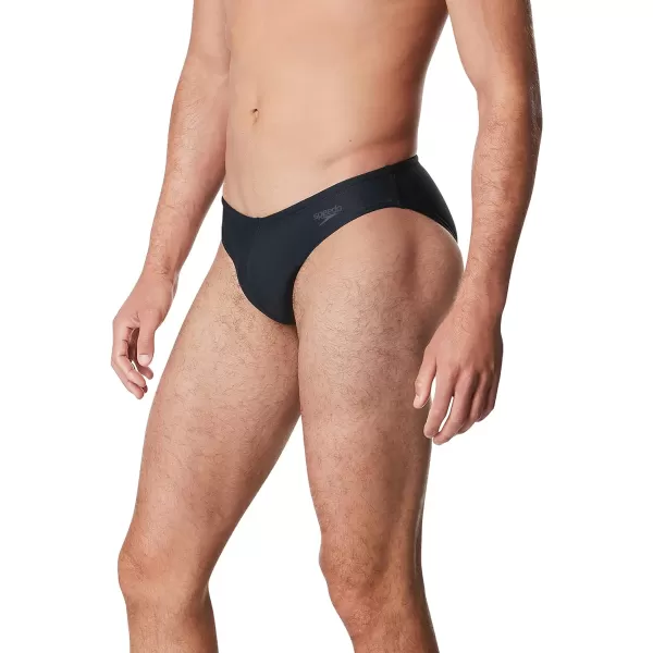 Speedo Mens Swimsuit Brief PowerFlex Eco SolarAnthraciteCharcoal