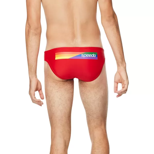 Speedo Mens Swimsuit Brief PowerFlex Eco SolarBittersweet