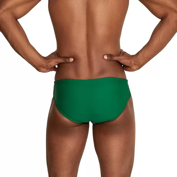 Speedo Mens Swimsuit Brief PowerFlex Eco SolarBlock Douglas Fir