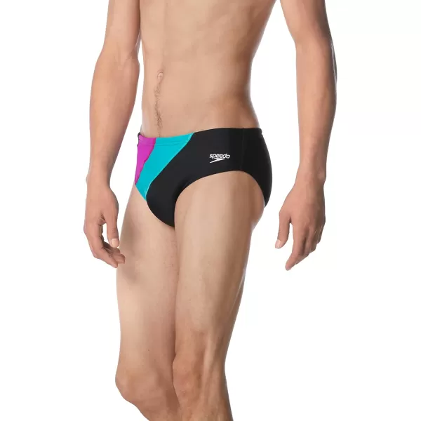 Speedo Mens Swimsuit Brief PowerFlex Eco SolarBlock Porcelain