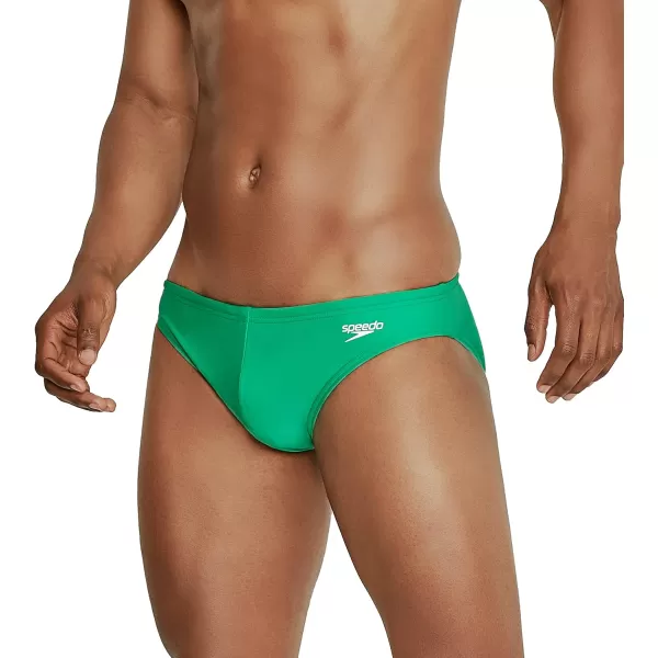 Speedo Mens Swimsuit Brief PowerFlex Eco SolarBright Green