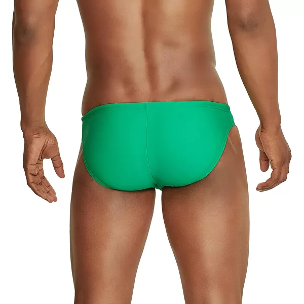 Speedo Mens Swimsuit Brief PowerFlex Eco SolarBright Green