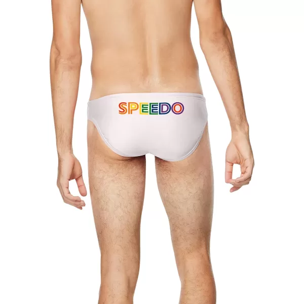 Speedo Mens Swimsuit Brief PowerFlex Eco SolarBright White