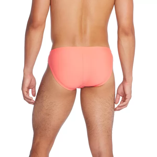 Speedo Mens Swimsuit Brief PowerFlex Eco SolarCupid Coral