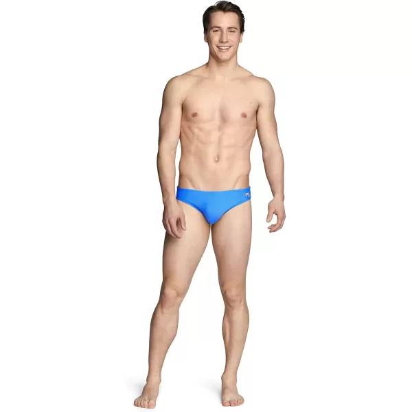 Speedo Mens Swimsuit Brief PowerFlex Eco SolarPride Team Blue
