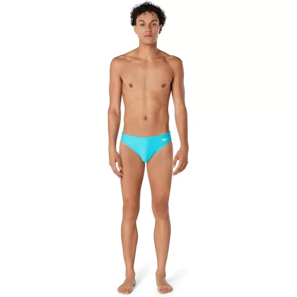 Speedo Mens Swimsuit Brief PowerFlex Eco SolarScuba Blue