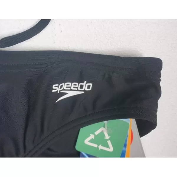 Speedo Mens Swimsuit Brief PowerFlex Eco SolarSpeedo Black