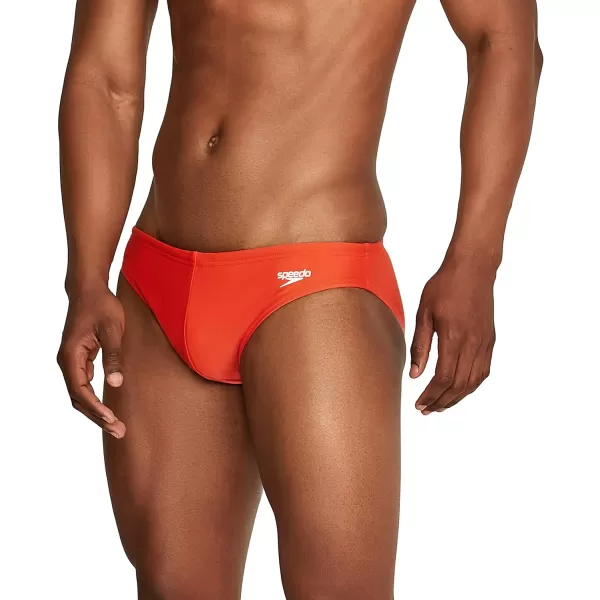 Speedo Mens Swimsuit Brief PowerFlex Eco SolarSpicy Orange