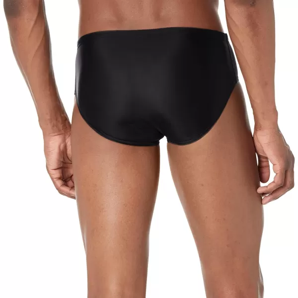 Speedo Mens Swimsuit Brief Powerflex Eco Solid AdultNew Black