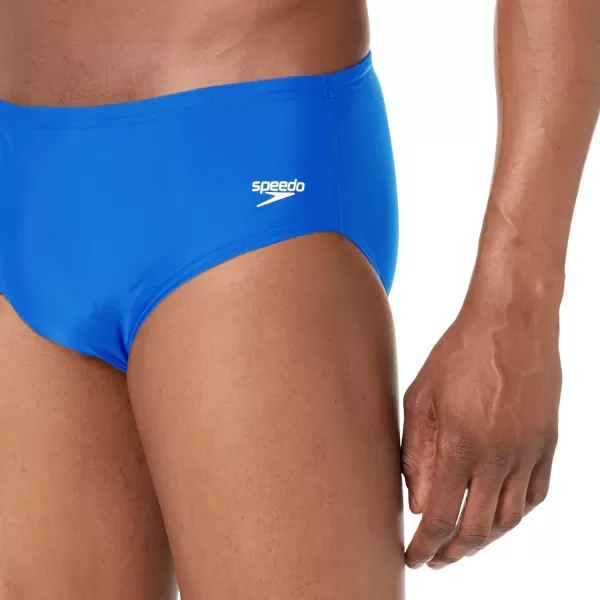 Speedo Mens Swimsuit Brief Powerflex Eco Solid AdultNew Sapphire