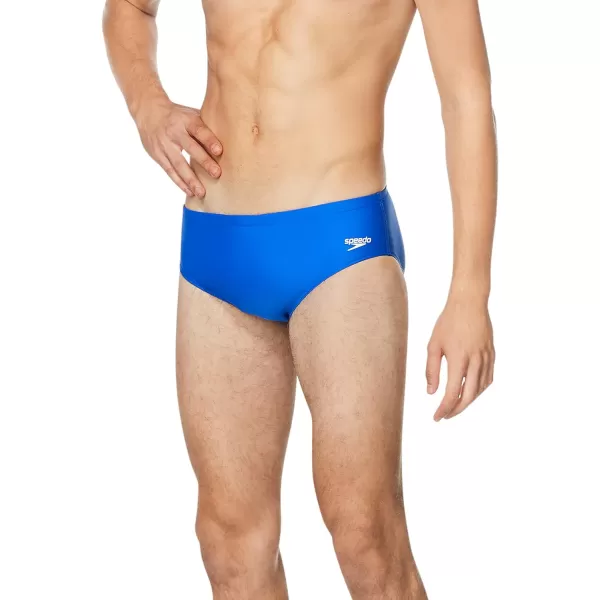 Speedo Mens Swimsuit Brief Powerflex Eco Solid AdultNew Sapphire