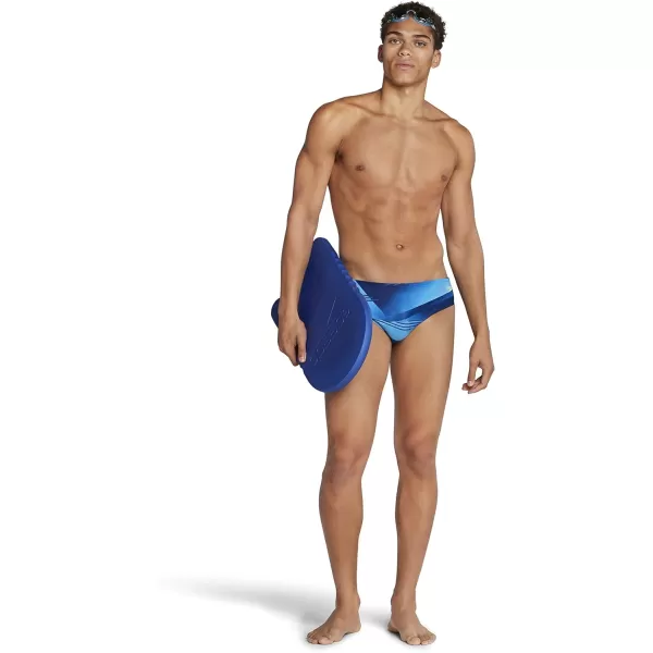 Speedo Mens Swimsuit Brief ProLT Printed Team ColorsLane Speedo Blue