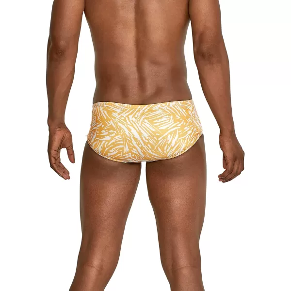 Speedo Mens Swimsuit Euro Brief Endurance PrintedAbstract Tiger