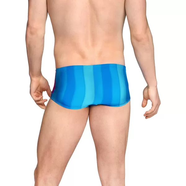 Speedo Mens Swimsuit Euro Brief Endurance PrintedBlue