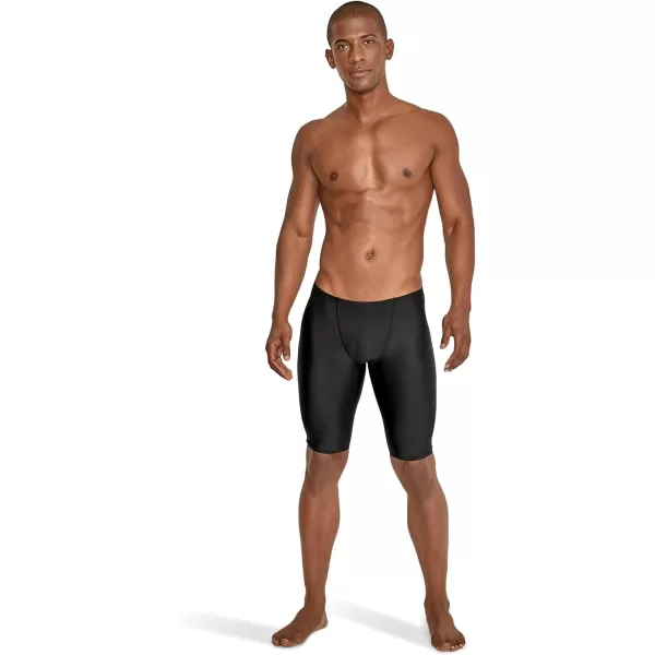 Speedo Mens Swimsuit Jammer Eco ProLT Printed Team ColorsBlack