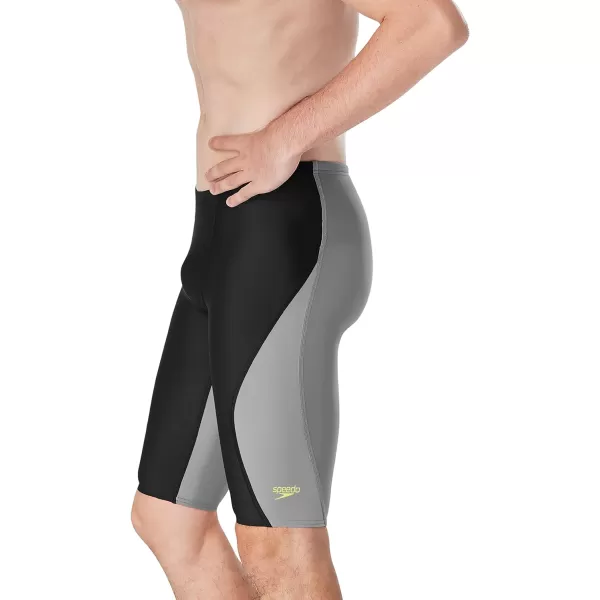 Speedo Mens Swimsuit Jammer Eco Prolt Solid Team ColorsBlock Team Black