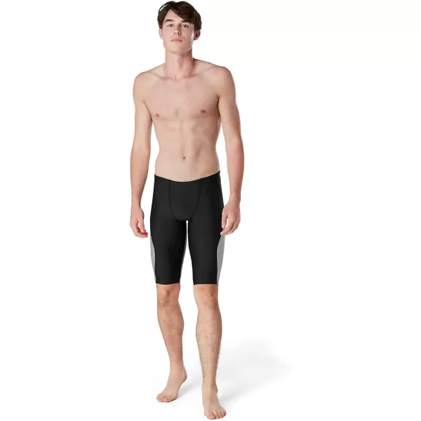 Speedo Mens Swimsuit Jammer Eco Prolt Solid Team ColorsBlock Team Black