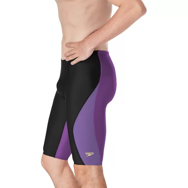 Speedo Mens Swimsuit Jammer Eco Prolt Solid Team ColorsBlock Team Purple