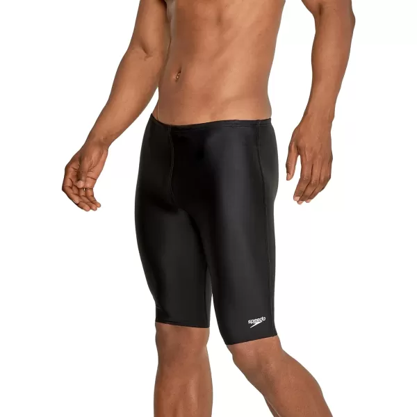 Speedo Mens Swimsuit Jammer Eco Prolt Solid Team ColorsSolid Speedo Black