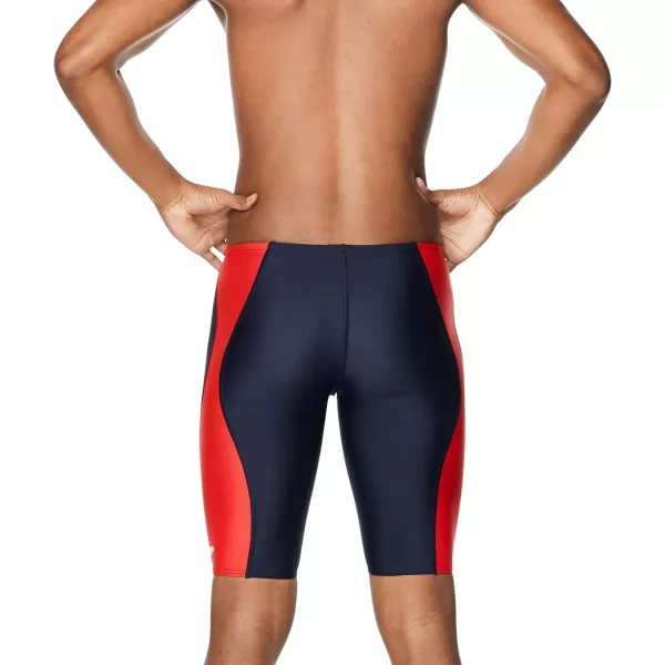 Speedo Mens Swimsuit Jammer Eco Prolt Solid Team ColorsSpeedo Red